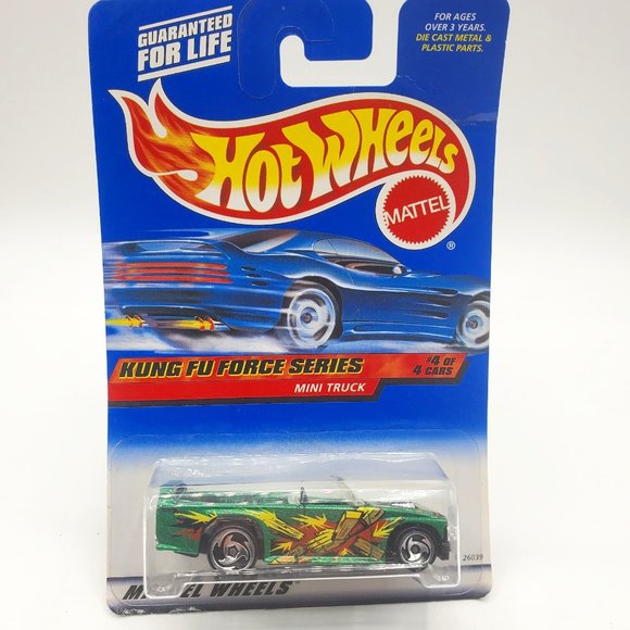 Vintage Hot Wheels #036 Kung Fu Force Series Mattel  Mini Truck New 4 of 4 cars - Picture 2 of 12